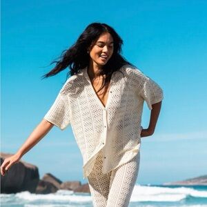 Rip Curl Pacific Dreams Crochet Shirt